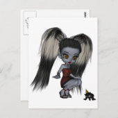 Ragdoll Benommenheit Zizi Postkarte (Vorne/Hinten)