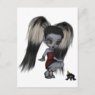 Ragdoll Benommenheit Zizi Postkarte