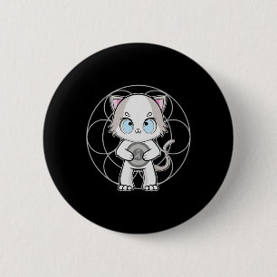 Ragdoll Cat Anime Kitten Dyslexie Bewusstsein Button