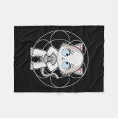 Ragdoll Cat Anime Kitten Dyslexie Bewusstsein Fleecedecke (Vorderseite (Horizontal))