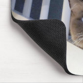 Ragdoll Cat auf Treppe Mousepad (Ecke)