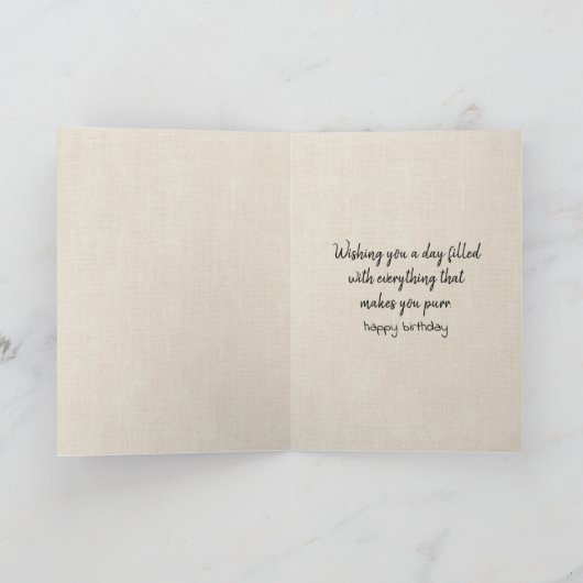 Ragdoll Cat Birthday Karte (Innenseite)