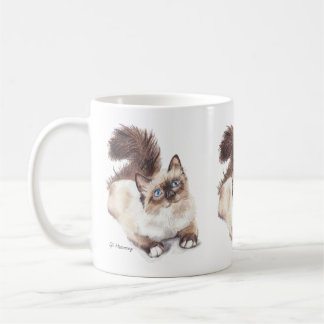 Ragdoll cat by Artist GV Hemmings Kaffeetasse