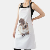 Ragdoll cat by Artist GV Hemmings Schürze (InSitu)