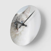 ragdoll cat clock runde wanduhr (Winkel)