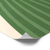 Ragdoll Cat Coffee Art Print, Floral Green Jacket Poster (Ecke)