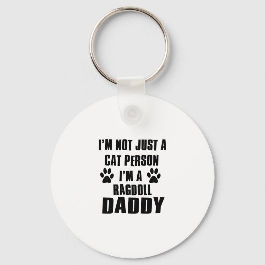 Ragdoll cat Designs Schlüsselanhänger (Vorderseite)