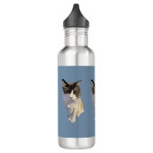Ragdoll cat, Dusty Blue Edelstahlflasche (Links)