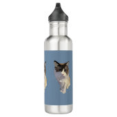 Ragdoll cat, Dusty Blue Edelstahlflasche (Rechts)