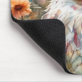 Ragdoll Cat in English Garden Mousepad (Ecke)