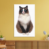 Ragdoll Cat Leinwanddruck (Insitu (Wohnzimmer))