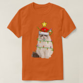 Ragdoll Cat Lighting Xmas Tree Matching Ragdoll Ch T-Shirt (Design vorne)