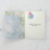 Ragdoll Cat mit Kronennamenstag Karte (Innenseite)