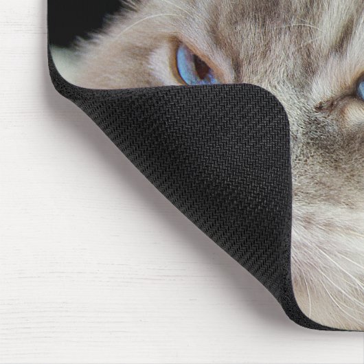 Ragdoll Cat mit Tiara Mousepad (Ecke)