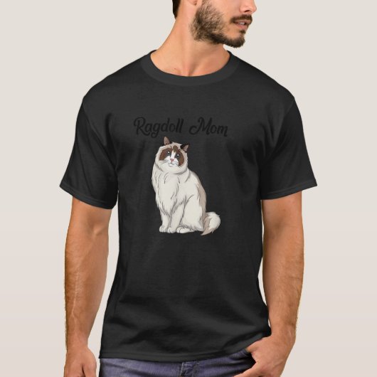 Ragdoll Cat Mom Cat Owner T-Shirt (Vorderseite)