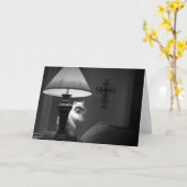 Ragdoll Cat / Noir Karte (Gelbe Blume)