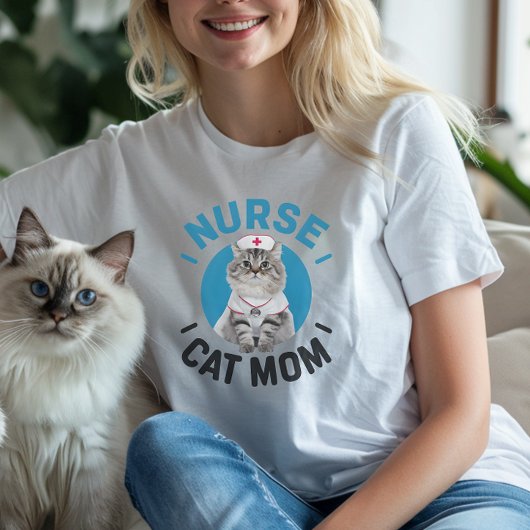 Ragdoll Cat "Nurse Cat Mama" T-Shirt