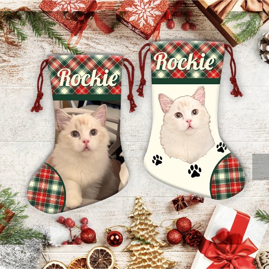 Ragdoll Cat Personalisiert Kleiner Weihnachtsstrumpf
