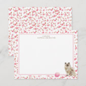 Ragdoll Cat Personalisiert Stationery Mitteilungskarte (Vorne/Hinten)
