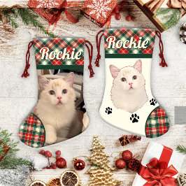 Ragdoll Cat Personalized Kleiner Weihnachtsstrumpf