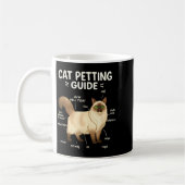 Ragdoll Cat Petting Guide Funny Cat Lover Kaffeetasse (Links)