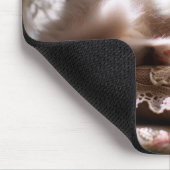 Ragdoll Cat Sleeping on Pillow Mousepad (Ecke)