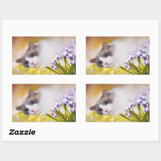 Ragdoll Cat Stickers (Blatt)