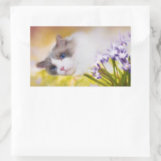 Ragdoll Cat Stickers (Tasche)
