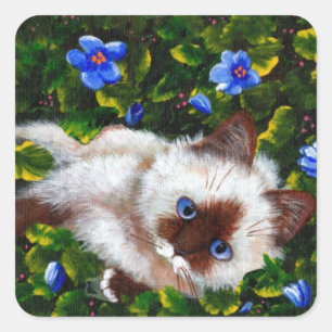 Ragdoll Cat Stickers Creationarts