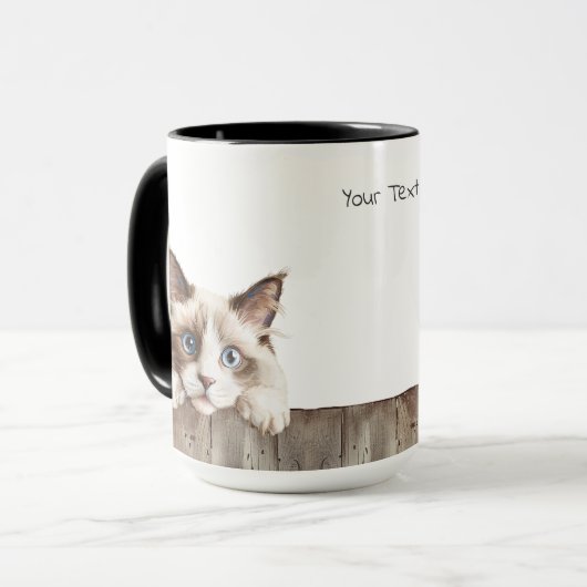 Ragdoll Cat Tasse (Vorderseite Links)