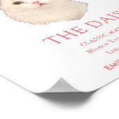 Ragdoll Cat Wedding Signature Drink Sign Poster (Ecke)