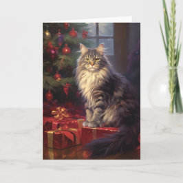 Ragdoll Cat Weihnachtsgrüßkarte Dankeskarte