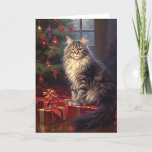 Ragdoll Cat Weihnachtsgrüßkarte Dankeskarte
