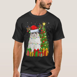 Ragdoll Cat Xmas Weihnachtsfeiertag Weihnachten Ra T-Shirt