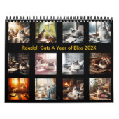 Ragdoll Cats a Year of Bliss 2025 Kalender (Titelbild)