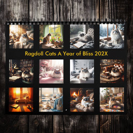 Ragdoll Cats a Year of Bliss 2025 Kalender