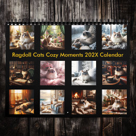 Ragdoll Cats Cozy Moments 202X Kalender