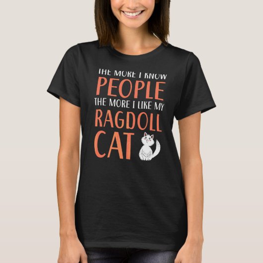 Ragdoll Cats Eigentümer Kitty Paw Liebe Meow Kitte T-Shirt (Vorderseite)