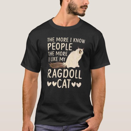 Ragdoll Cats Eigentümer Kitty Paw Liebe Meow Kitte T-Shirt (Vorderseite)