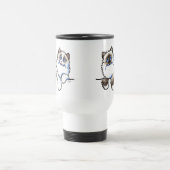 Ragdoll Cats Pair of Dolls Off-Leash Art™ Reisebecher (Mittel)