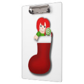 RAGDOLL CHRISTMAS STRUMPF KLEMMBRETT (Links)