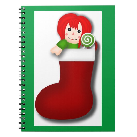RAGDOLL CHRISTMAS STRUMPF NOTIZBLOCK (Vorderseite)
