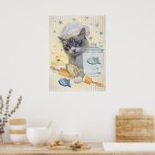 Ragdoll Cookie Jar Prints Poster (Küche)