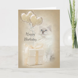 Ragdoll Geburtstags-Karte Karte
