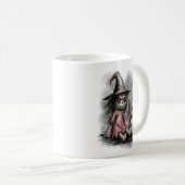 Ragdoll-Hexe und Katze Kaffeetasse (VorderseiteRechts)