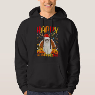 Ragdoll-Hund  Glücklicher Ragdoll HalloDankeschönm Hoodie