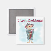 Ragdoll I. Liebe Weihnachtsgeschenke und Geschenke Magnet (Vorderseite/Rückseite)