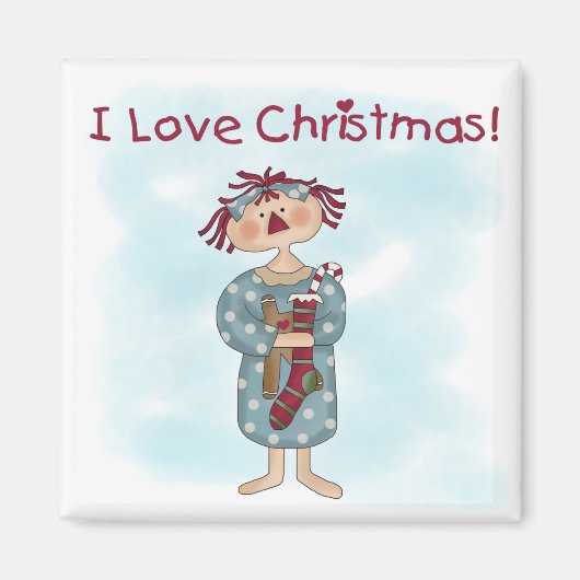 Ragdoll I. Liebe Weihnachtsgeschenke und Geschenke Magnet (Vorne)