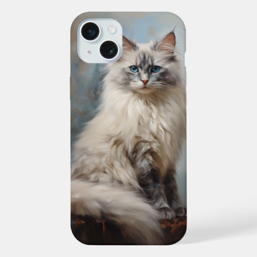 Ragdoll iPhone Hülle (Rückseite)