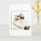 Ragdoll Karte (Gelbe Blume)